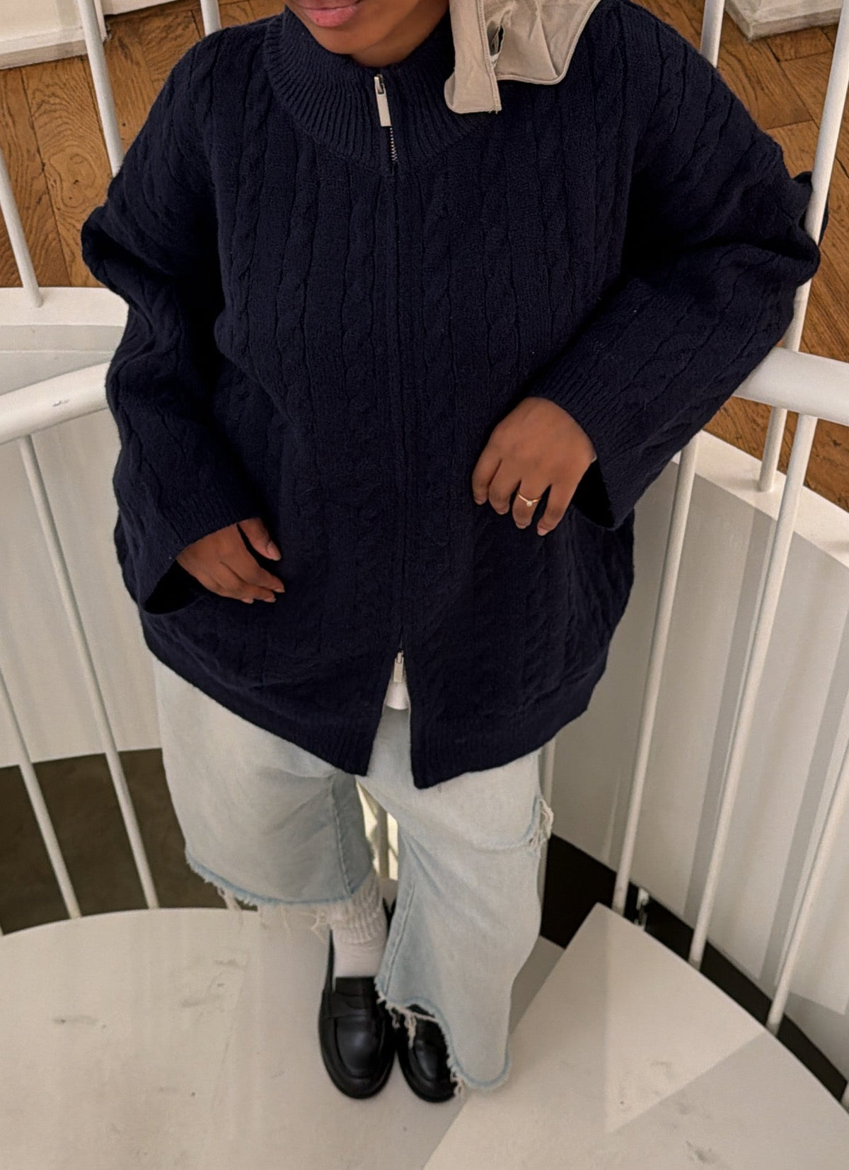 Gilet Maya bleu