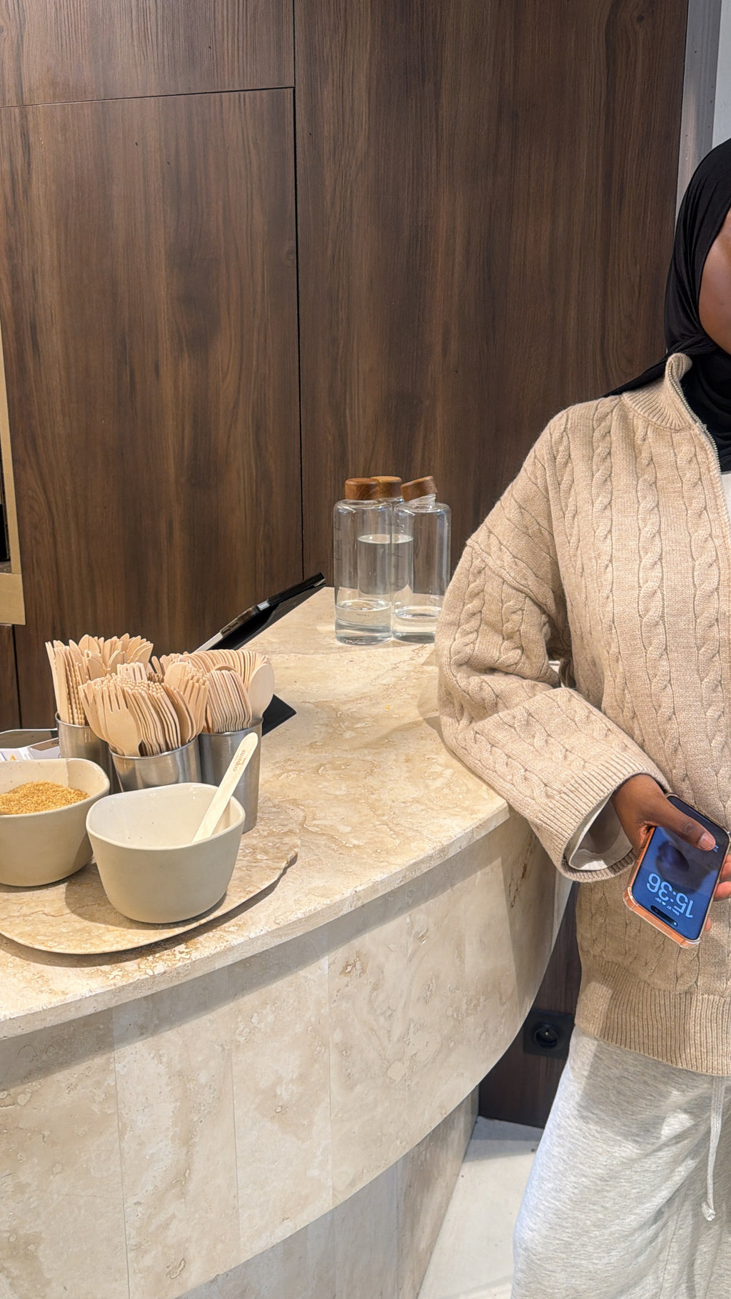 Gilet maya beige