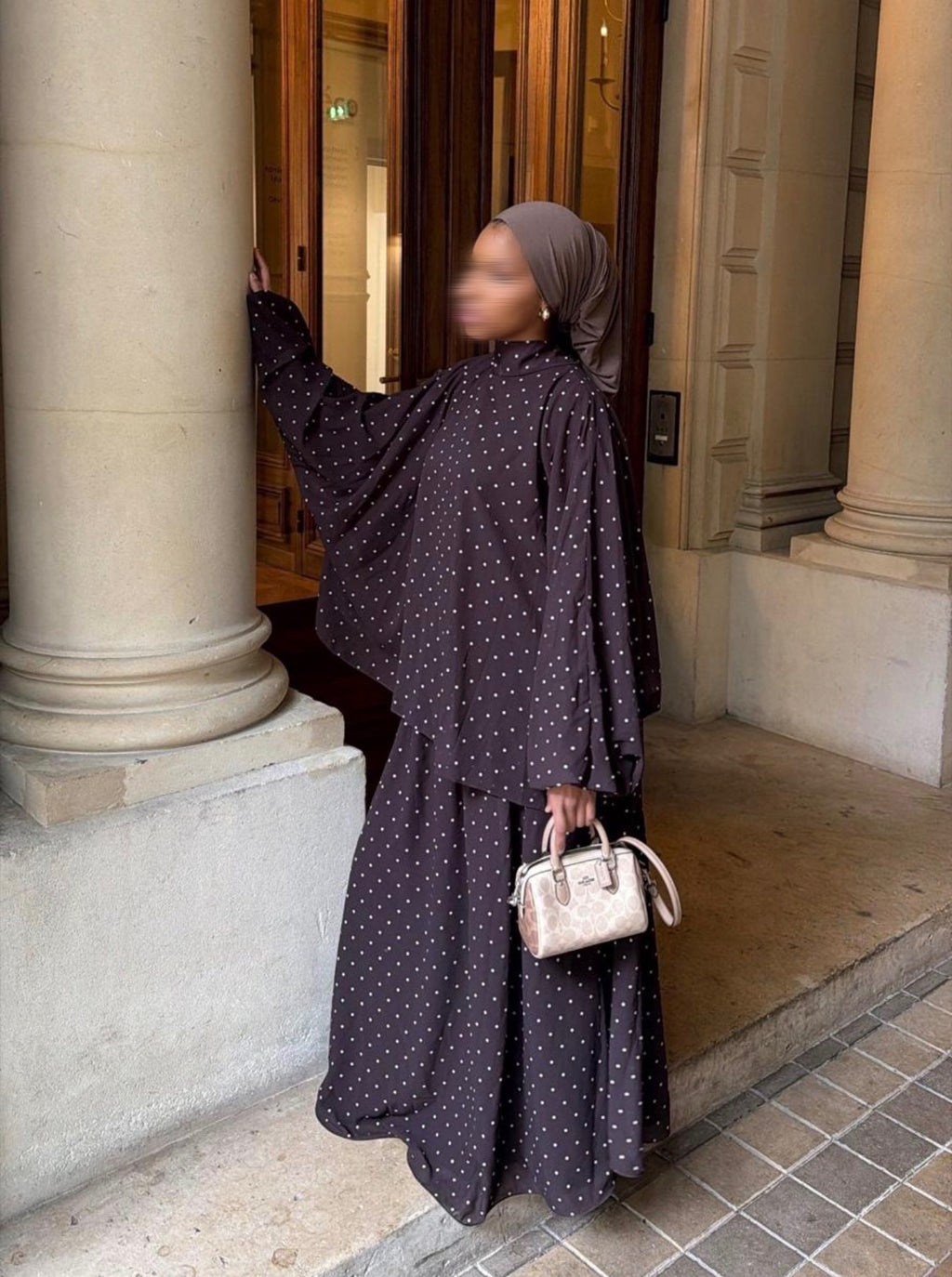 Ensemble jupe à pois